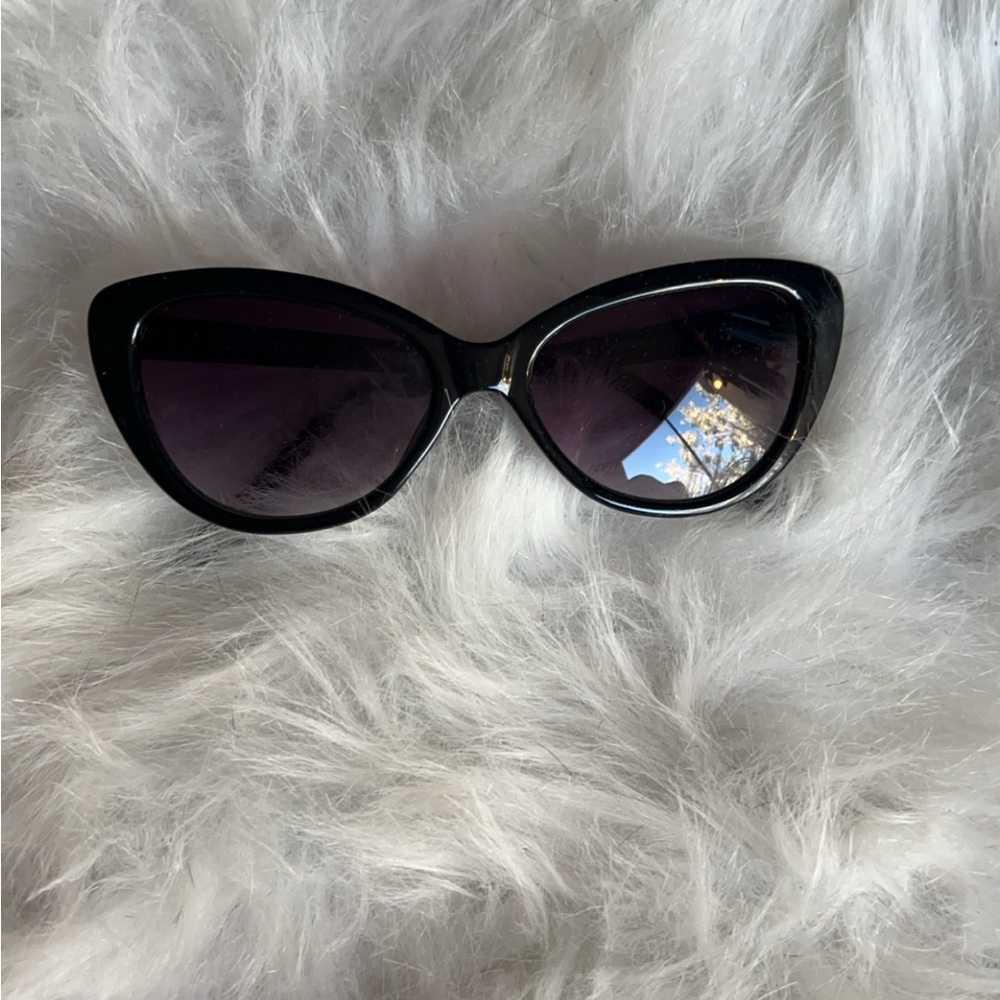 Women’s Cat Eye Acetate Sunglasses Black Accessories
